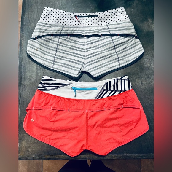 Pair of two lululemon Run Speed Up Low-Rise Lined Shorts - Picture 2 of 11